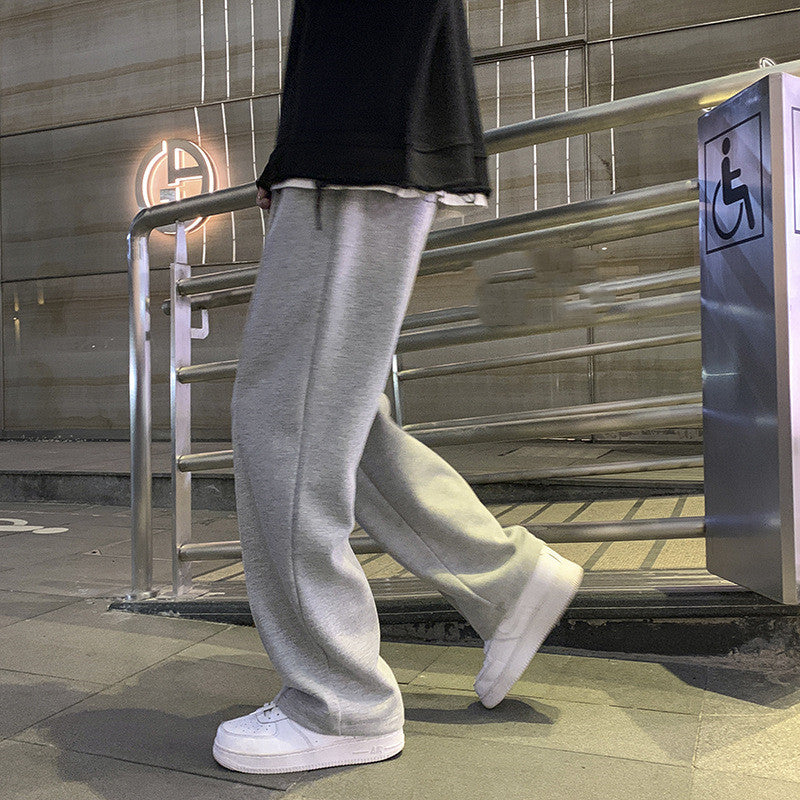 Ins Pendant Pants Men's Korean Style Trendy Wide-Leg Mopping Trousers - cas7m
