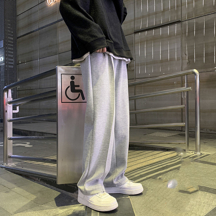 Ins Pendant Pants Men's Korean Style Trendy Wide-Leg Mopping Trousers - cas7m