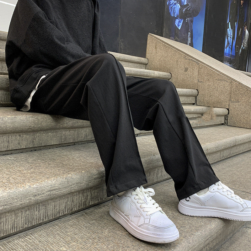Ins Pendant Pants Men's Korean Style Trendy Wide-Leg Mopping Trousers - cas7m
