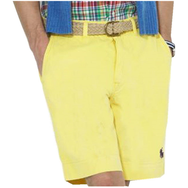 Paul''s Shorts Men''s Polo Business Work Shorts White Beach Casual Pants - cas7m