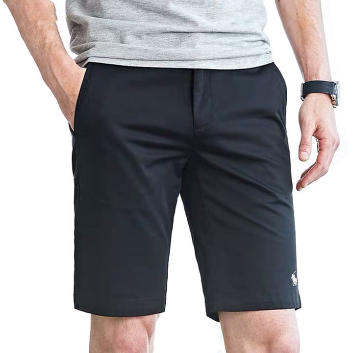Paul''s Shorts Men''s Polo Business Work Shorts White Beach Casual Pants - cas7m