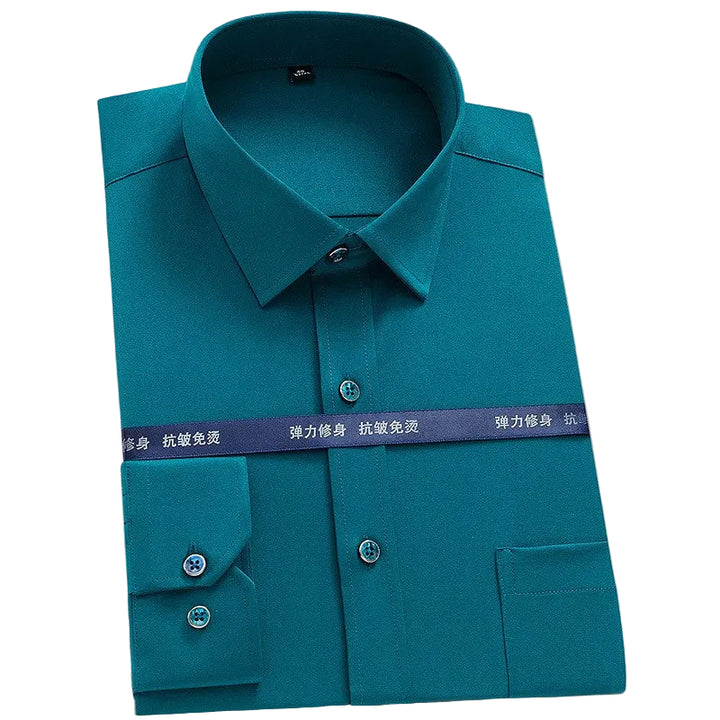 Vertical Stripes Business Casual Shirt Men - cas7m