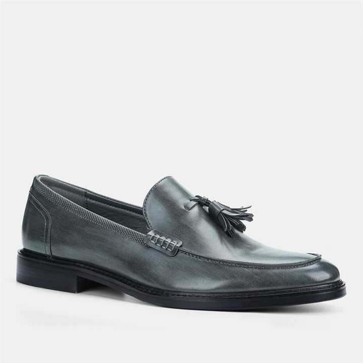 Men Casual Shoes Leather Loafers Business Dress Formal Shoes - cas7m