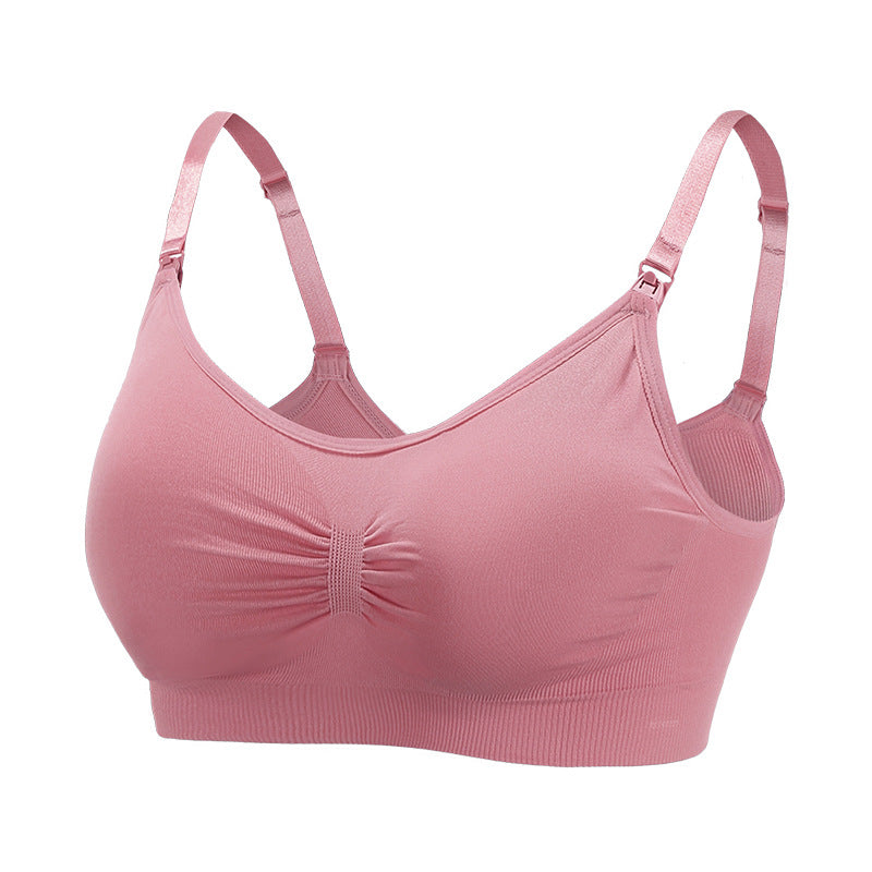 Spot Wholesale Pregnant Women Without Underwire Nursing Bra - cas7m
