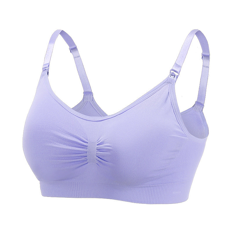 Spot Wholesale Pregnant Women Without Underwire Nursing Bra - cas7m
