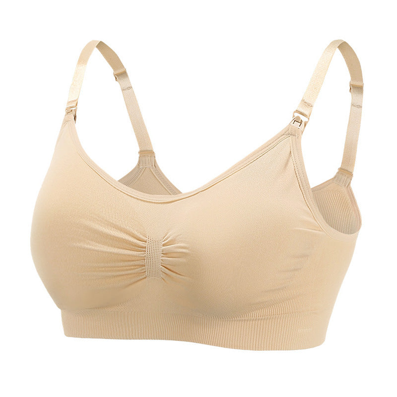 Spot Wholesale Pregnant Women Without Underwire Nursing Bra - cas7m