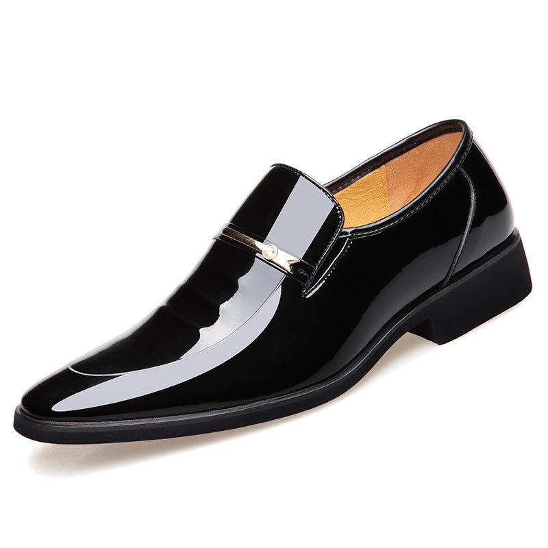 Elegant Pointed-Toe Leather Shoes for Men - Comfort & Style - cas7m