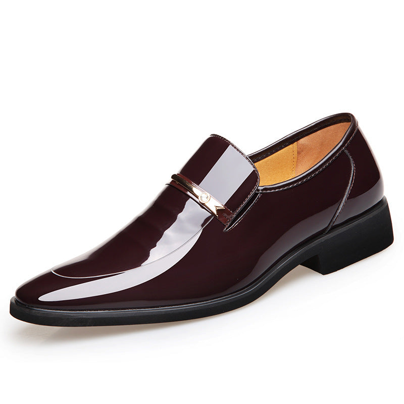 Elegant Pointed-Toe Leather Shoes for Men - Comfort & Style - cas7m