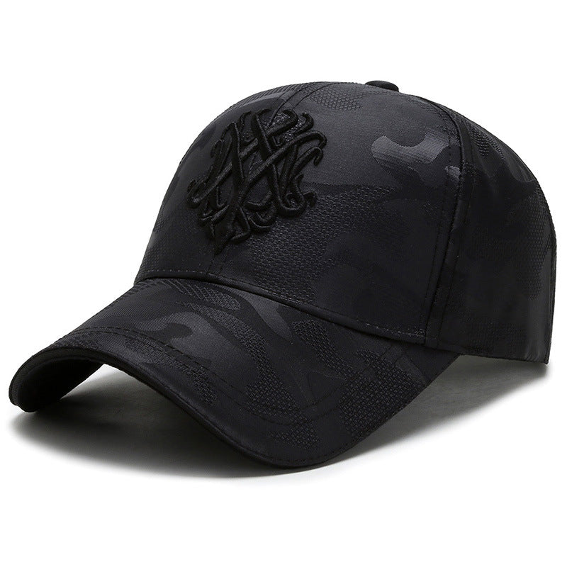 Korean Version Of The Trendy Fashion Leisure All-Match Spring And Autumn Baseball Caps Sun Protection Caps Men'S Sun Hats - cas7m