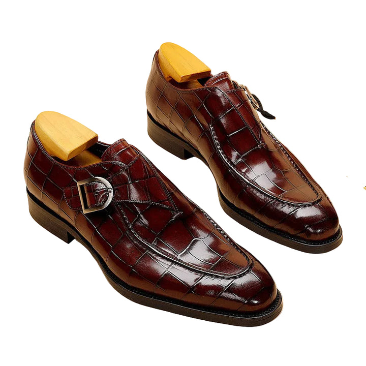 ClassicPattern Business Loafers: Timeless Elegance & Comfort - cas7m
