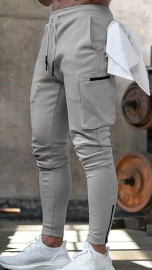 Sports pants men's hanging towel running training pants - cas7m