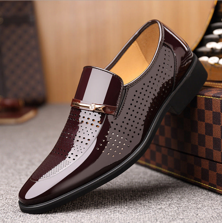 Men's Business Breathable Casual Leather Sandals - cas7m
