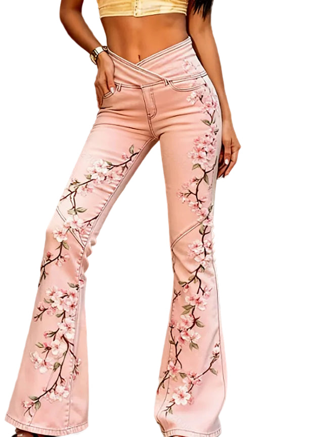 Slim-fit Flared Casual Jeans - cas7m