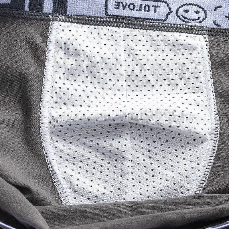Men's Boxers Trendy Breathable Contrast Color - cas7m