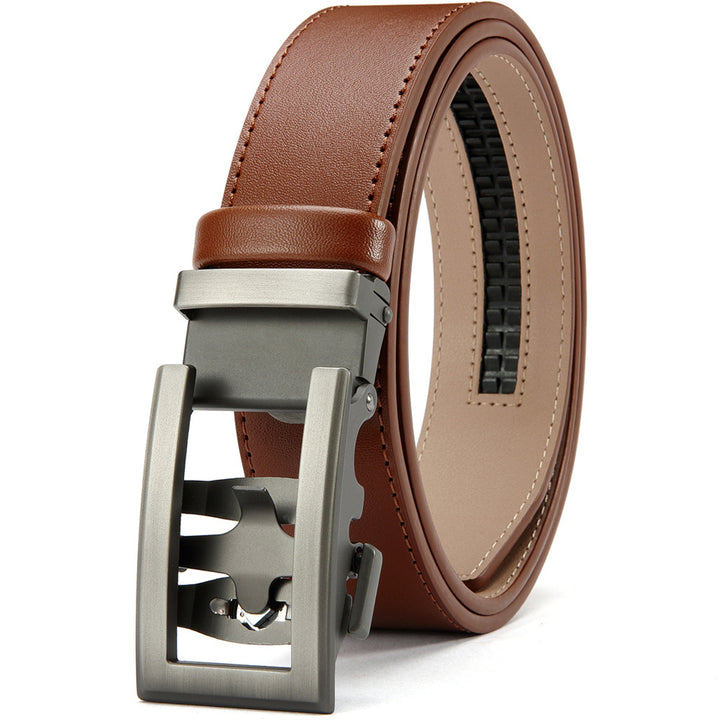 New Alloy Automatic Buckle Belt Men - cas7m