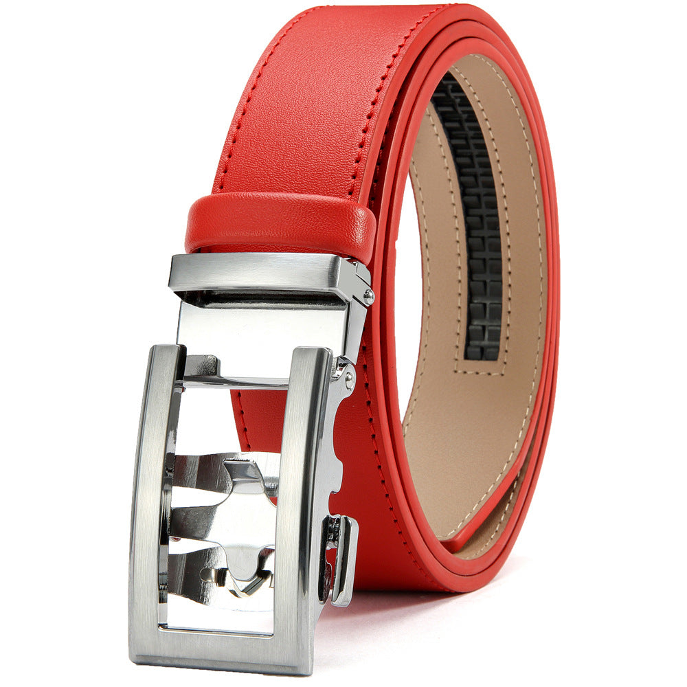 New Alloy Automatic Buckle Belt Men - cas7m