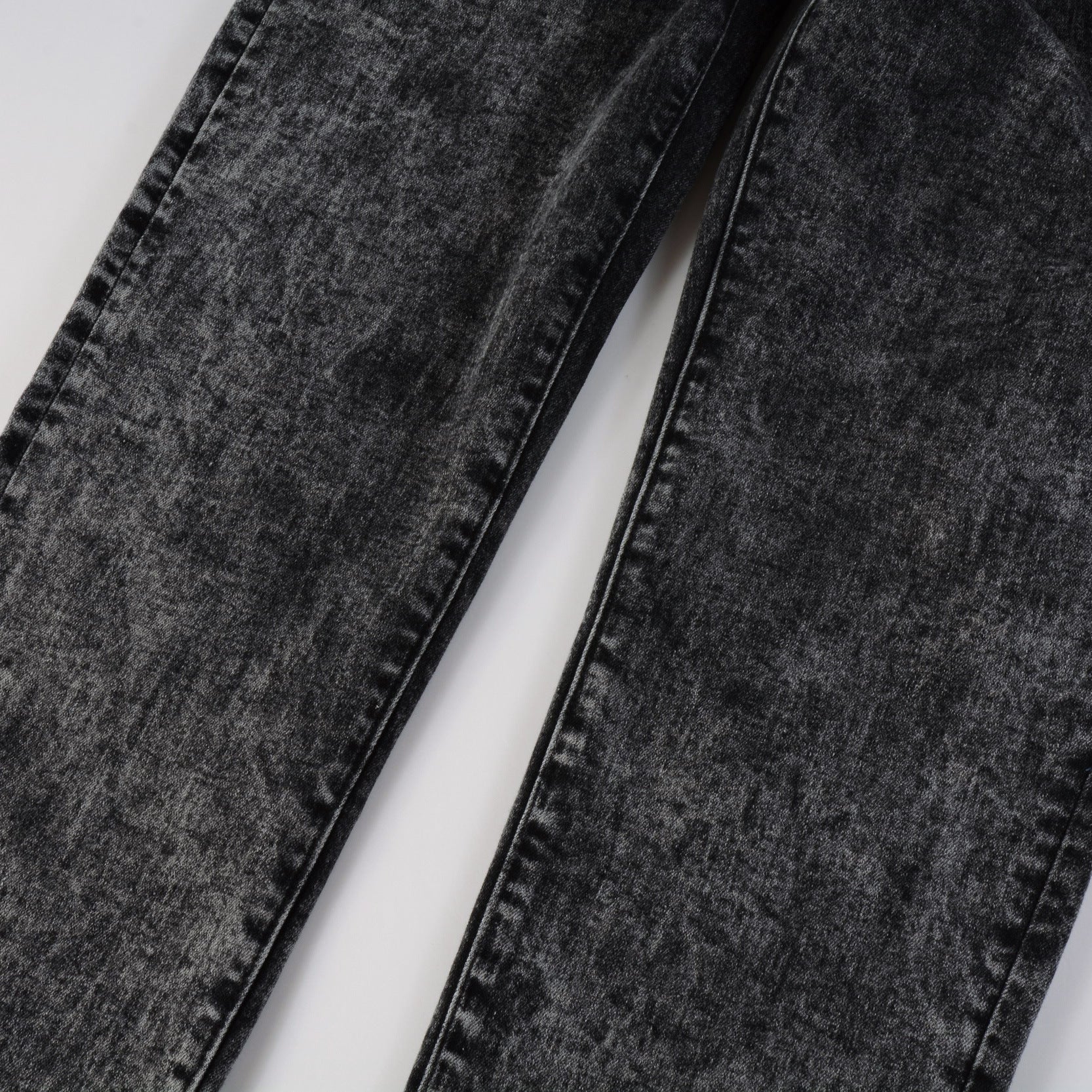 Men's Retro Fried Sand Craft Smoky Gray Stretch Slim Fit Skinny Jeans - cas7m