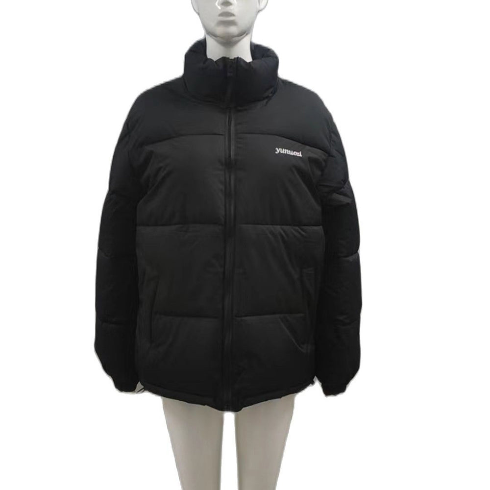 Winter Coat Women Casual Windproof Down Cotton Coat Warm Thickened Jacket Solid Outwear All-match Loose Tops Clothing - cas7m