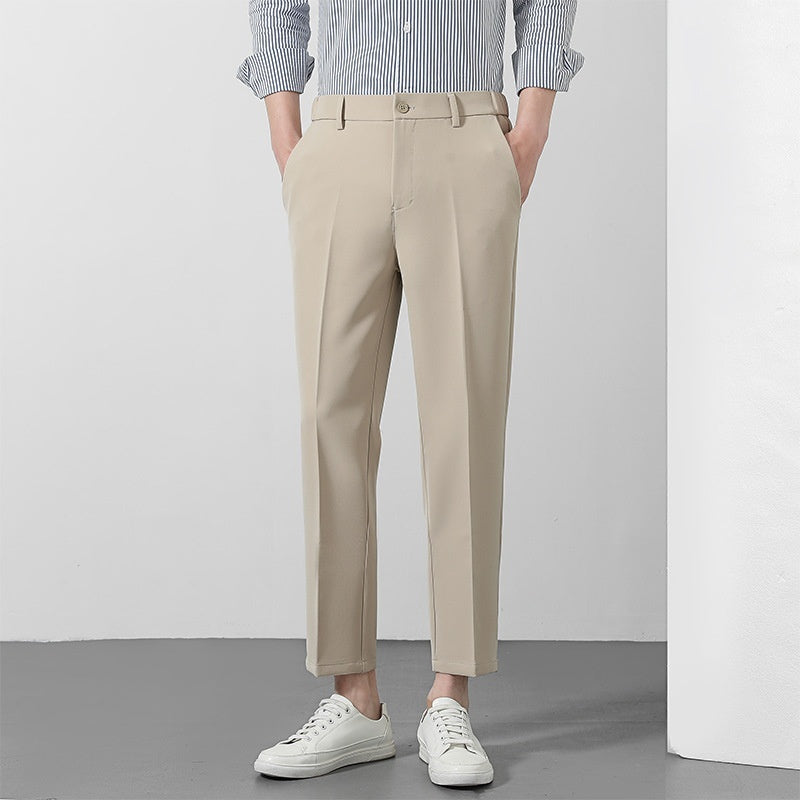 New Suit Pants Men's Ninth Casual Straight Pants - cas7m