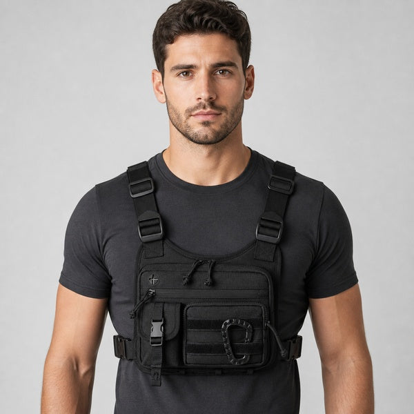 Camouflage Running Sports Men Chest Bag - cas7m