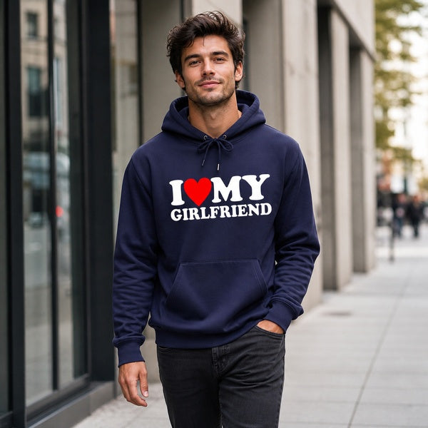 I Love My Boyfriend Girlfriend Hoodie - cas7m