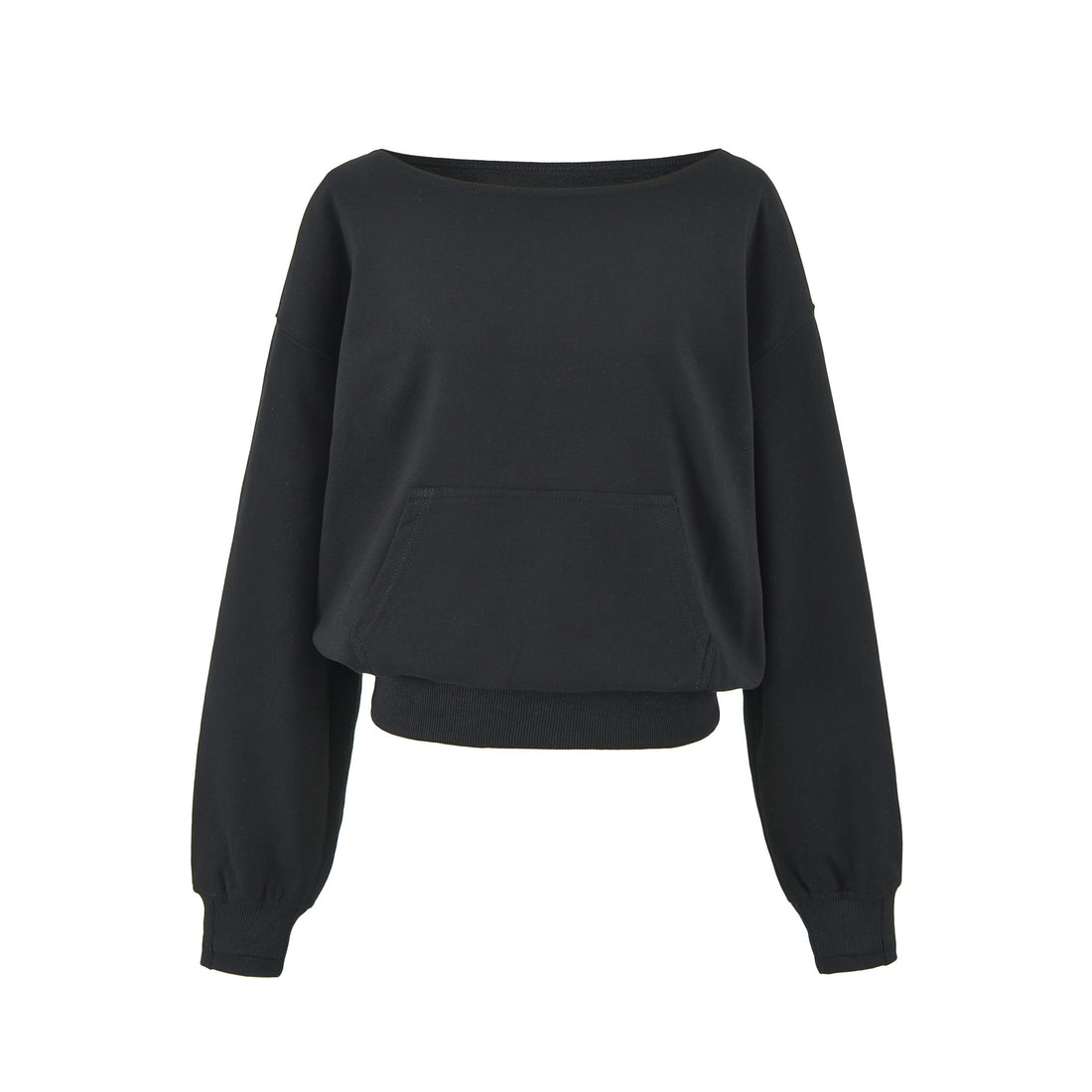 Casual Long Sleeve Off-Shoulder Sweatshirt