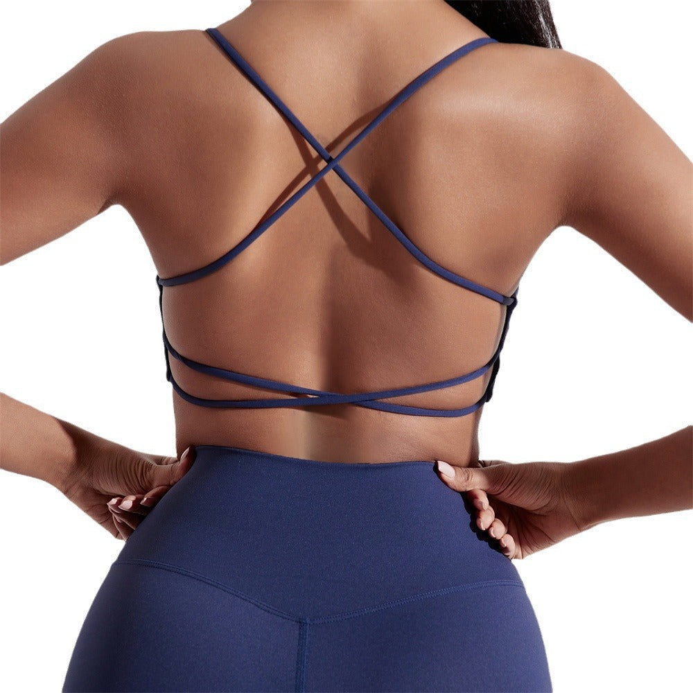 Vibrant Padded Sports Bra – Wire-Free Comfort for Active Women - cas7m
