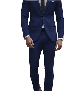 Two-piece Suit Business Professional Formal Wear Korean Slim Fit - cas7m