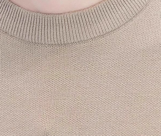 Slim-fit Contrast Colors Round Neck Base Knitwear Men's Sweater - cas7m