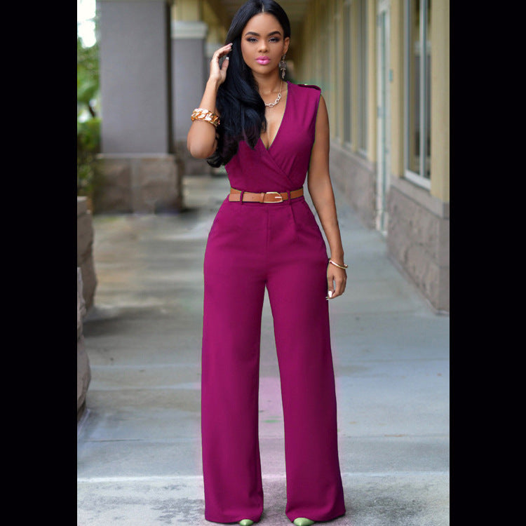 New Women Fashion Jumpsuits Siamese Pants - cas7m
