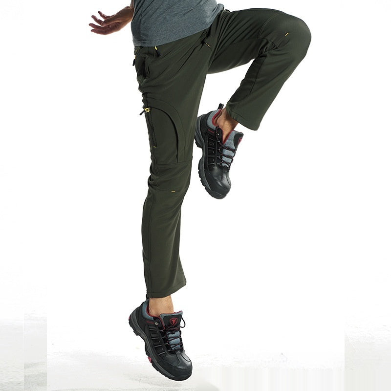 Women's Waterproof Warm And Loose Climbing Pants - cas7m