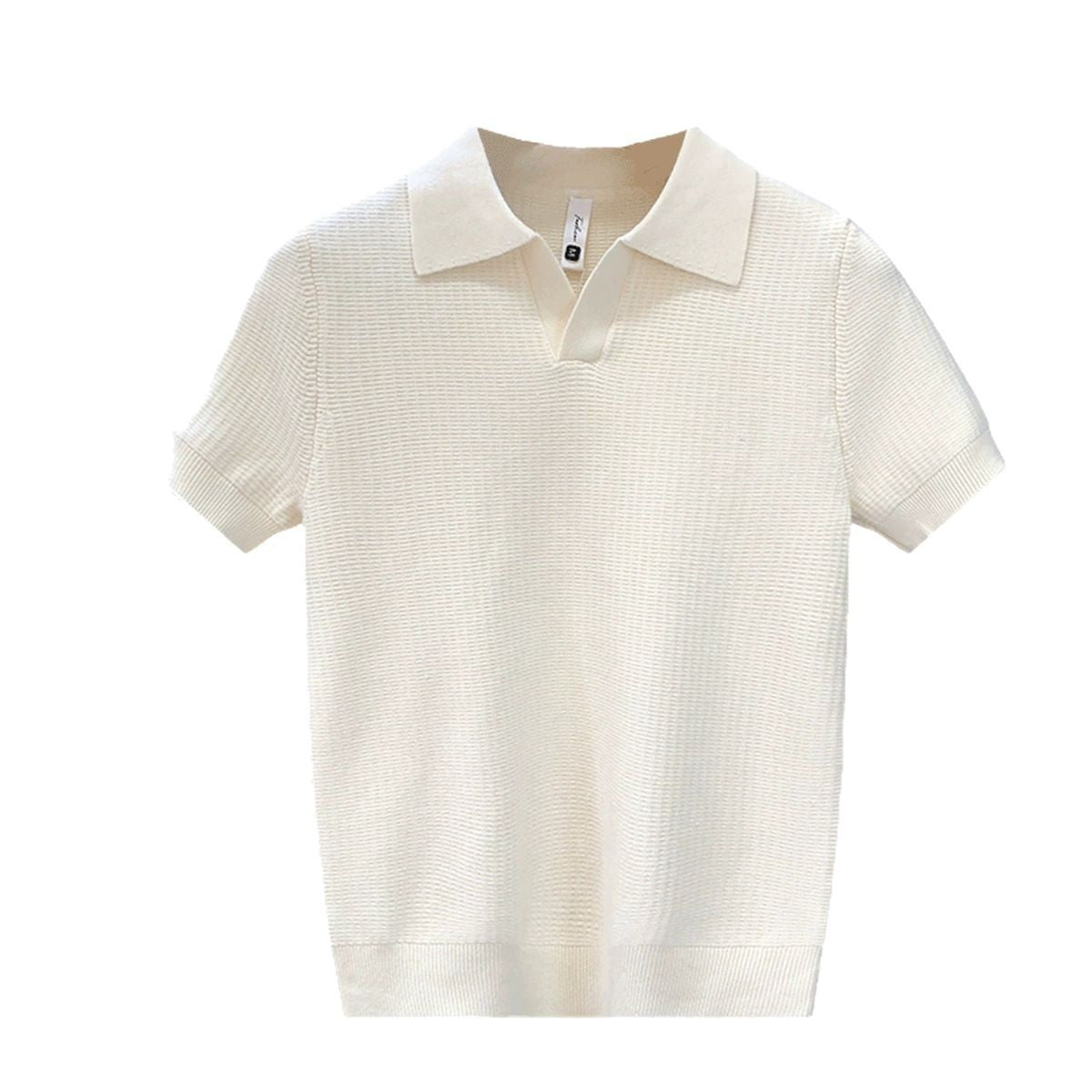 Fashion Summer Thin Knitted Polo Shirt For Men - cas7m