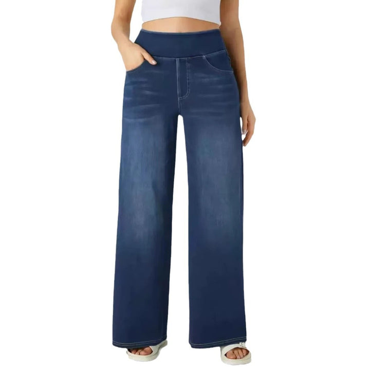 Women's Slim-fit Figure Flattering Pants Jeans - cas7m