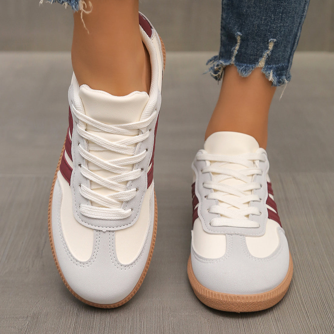 Women's Plus Size German Training Shoes Sneaker - cas7m