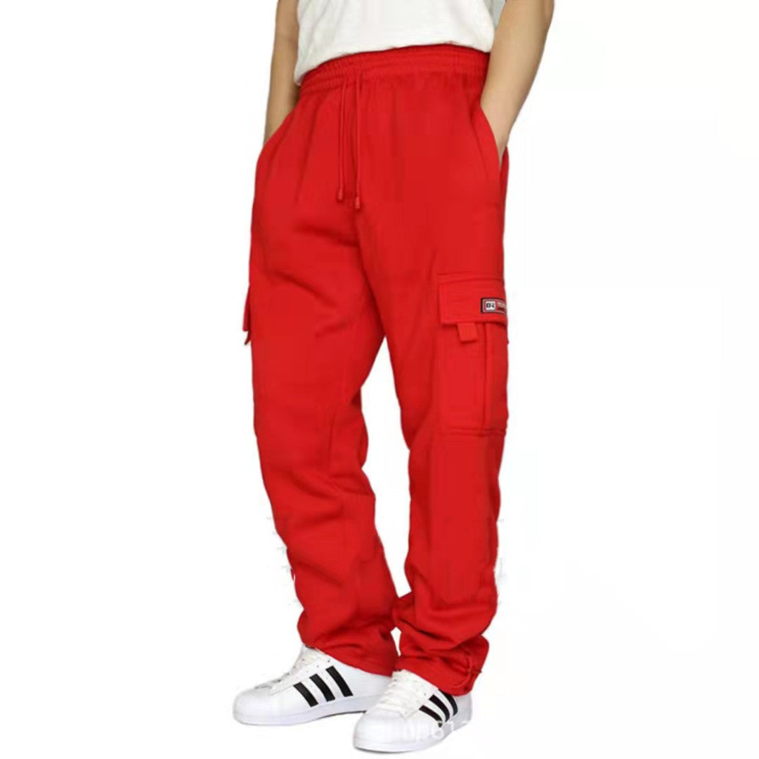 Men's Sporty Leisure Polyester Pants - Multiple Colors & Sizes - cas7m