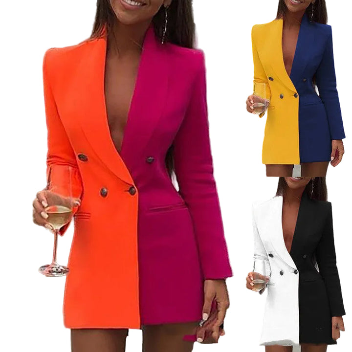 Business wear V-neck cardigan suit skirt - cas7m