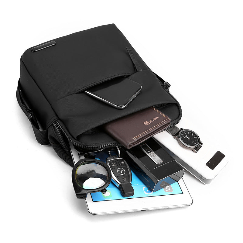 Crossbody Portable Shoulder Bag Waterproof Men - cas7m
