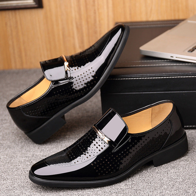 Men's Business Breathable Casual Leather Sandals - cas7m