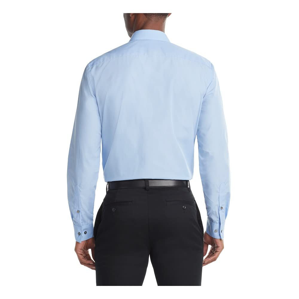 Men's White Shirt Formal Wear Solid Color - cas7m