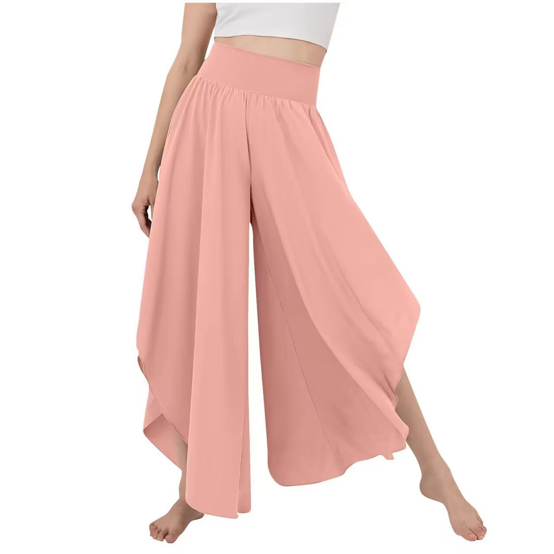 Micro La High Waist Loose Casual Pants - cas7m