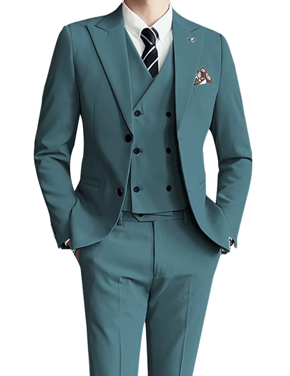 Three-piece Men's Suit Slim Fit Suit - cas7m