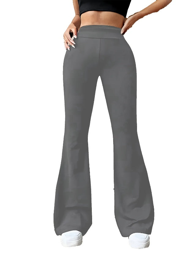 3pcs Butt-Lifting Flare Yoga Pants High Waist, Ultra Stretch, Naked Feel Leggings For Women - cas7m