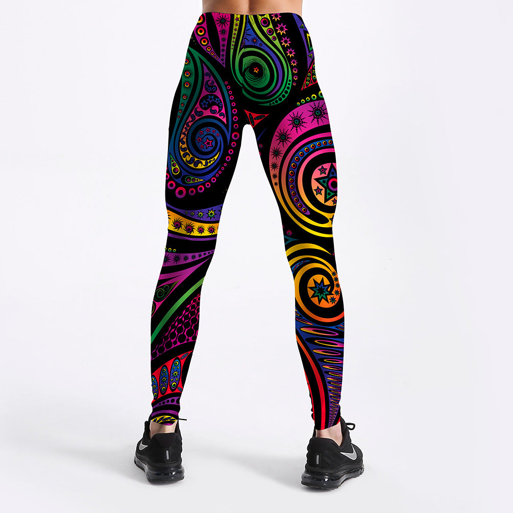 Printed leggings for women - cas7m