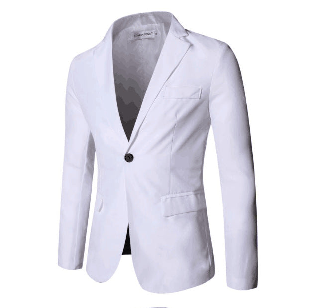 Two-piece Suit Business Professional Formal Wear Korean Slim Fit - cas7m