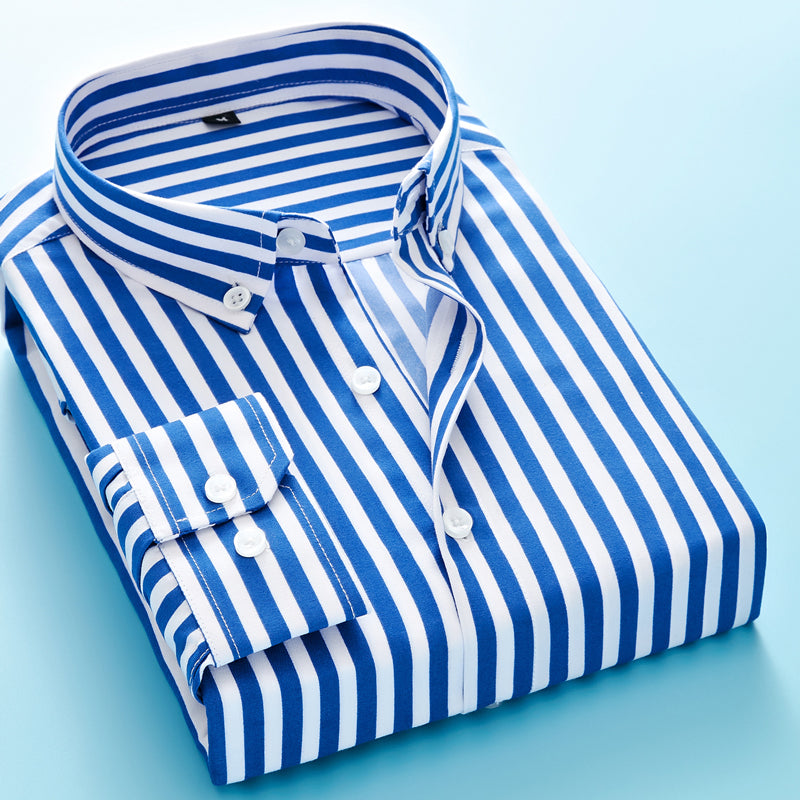 Business Dress Long Sleeve Men's Shirt - cas7m