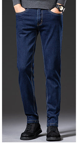 Slim Fit Elastic Straight Jeans For Men - cas7m