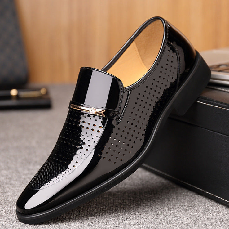 Men's Business Breathable Casual Leather Sandals - cas7m