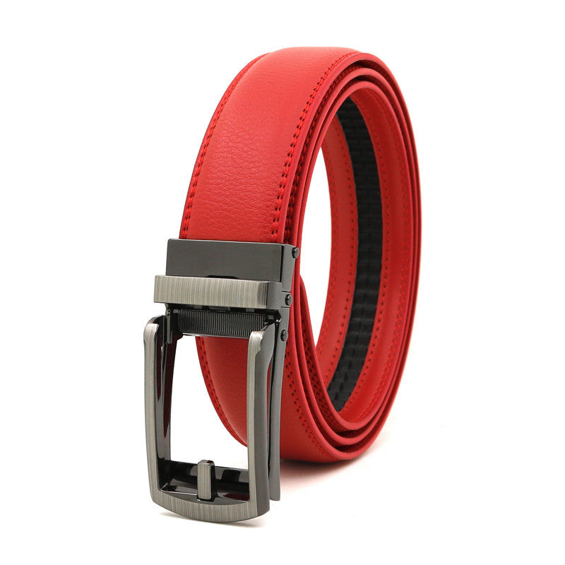 Fake Needle Belt Automatic Buckle Men - cas7m