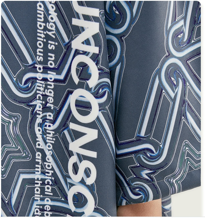 Hawaiian Digital Print Streetwear Shirt Men - cas7m