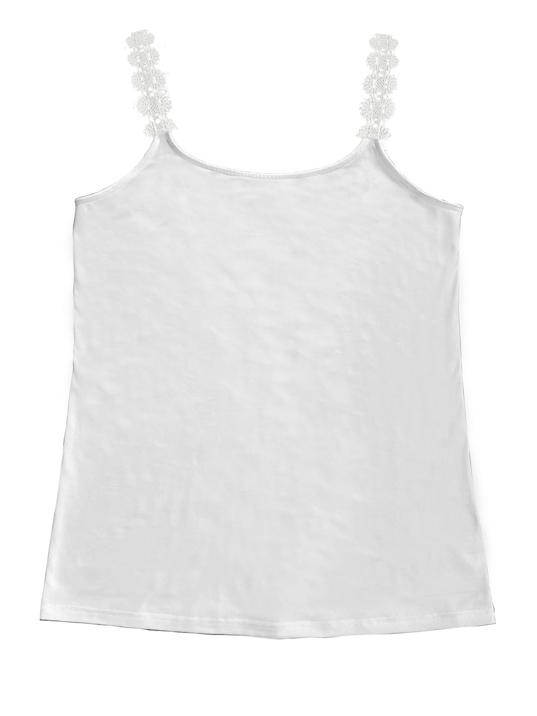Lace Stitching Fashion Spring And Summer Solid Color Loose Vest - cas7m